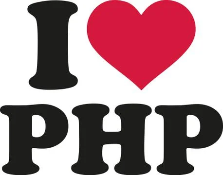 I love php Illustration