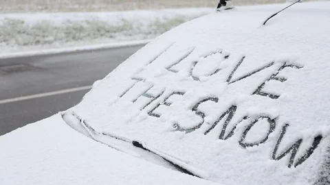 I love the snow 스톡 동영상 83381248