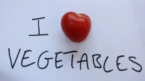 I love vegetables Stock Footage 11497338
