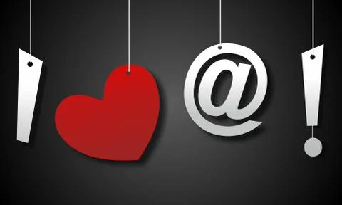 I love web Stock Illustration
