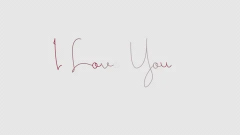 I love you 3 Stock Footage 298218892