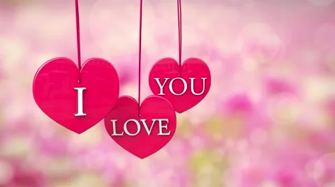 I Love You After Effects stock