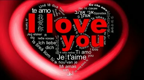 I Love You Stock Footage 21263504