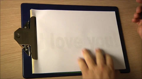 "i love you" Stock Footage 31822879