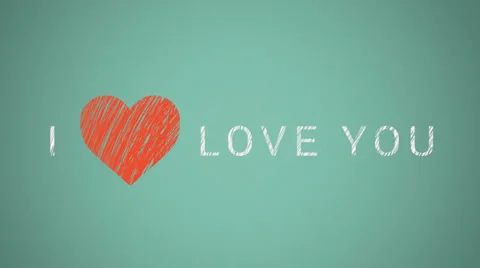 I love you  Stock Footage 34666290