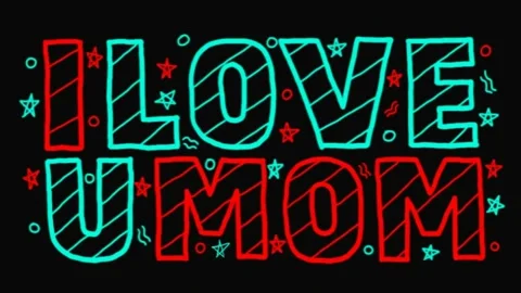 I LOVE YOU Stock Footage 246958871