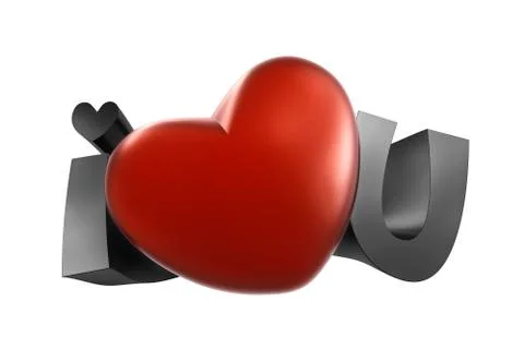 I love you. Illustrazione stock