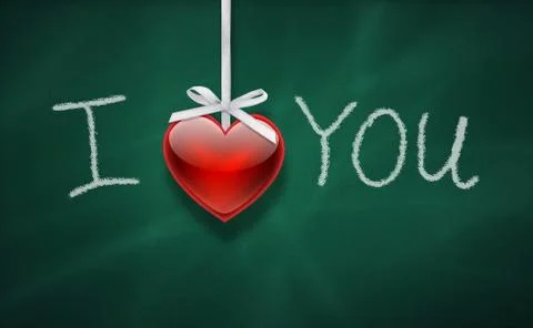 I love you Stock Illustration