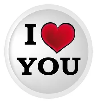 I love you Stock Illustration