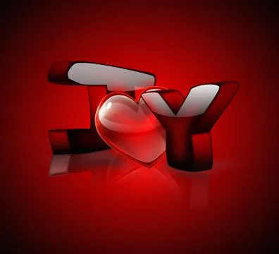 I love you Stock Illustration
