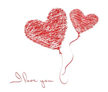 I love you Stock Illustration