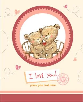 I love you Stock Illustration