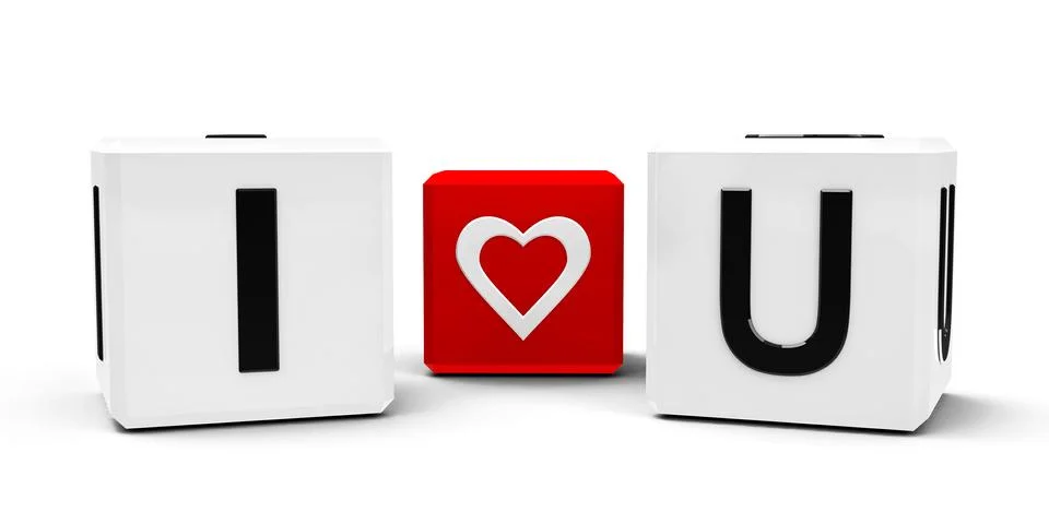 I love You Stock Illustration