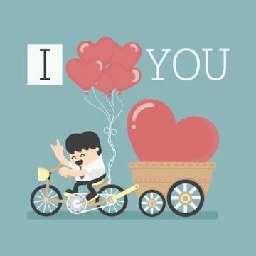 I love you Stock-Illustration