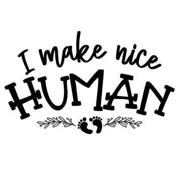 I make nice human typography design  Stock-Illustration