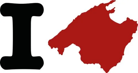 I mallorca Stock Illustration