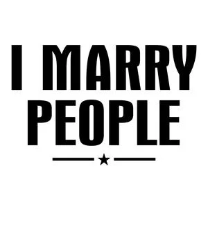 I Marry People Stock Illustration