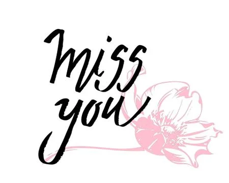 I miss you card hi-res stock photography and images - Alamy
