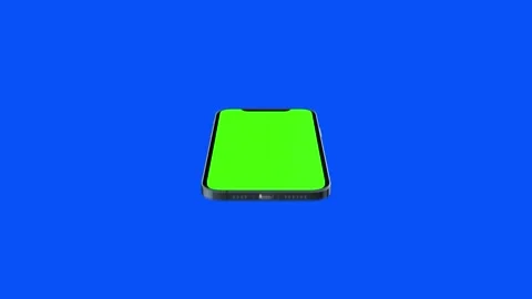 I-phone 12 pro max green and blue screen chroma key (iphone 13 pro max) Stock Footage 146341016