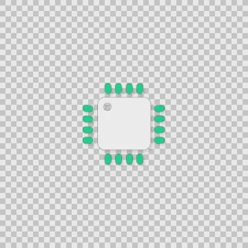 I Processor alpha illustration animation Stock Footage 57133923