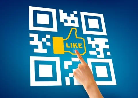 I like qr code Stock Illustration