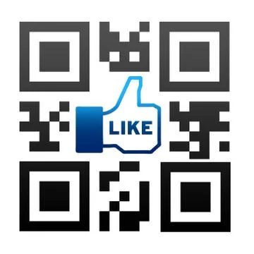 I like qr code Stock Illustration