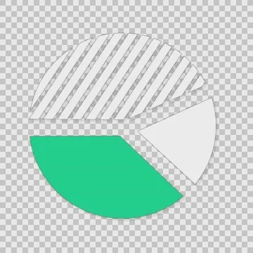 I Ratio pie chart cartoon illustration hand drawn animation alpha Stock Footage 57227613