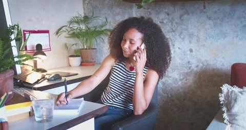 I run a communication business Stock Footage 203918109