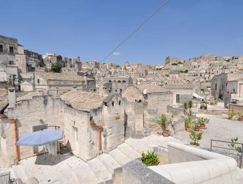 I Sassi in Matera Stock Photos