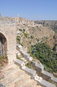 I Sassi in Matera Stock Photos