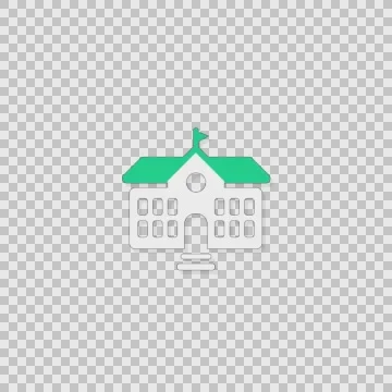 I School Alpha animation clip for video or presentation Stock Footage 56636342