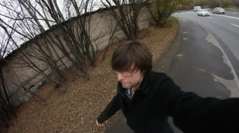 I Step Through Moscow Stock Footage 10679349