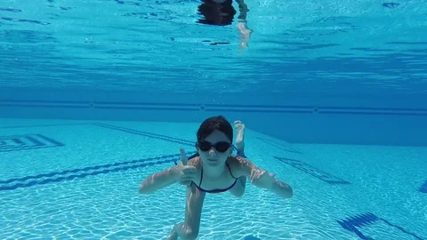 I like swimming Stock Footage 92313502
