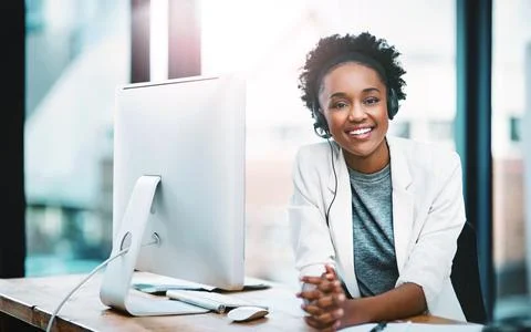 I take pride in solving every problem. Cropped portrait of an attractive young Stock Photos