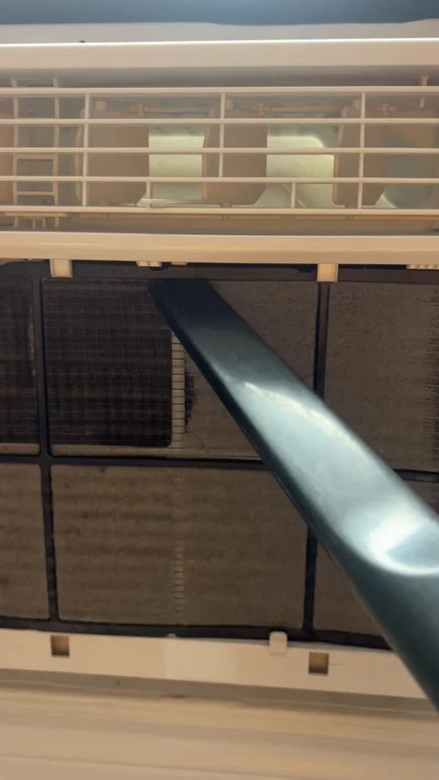 I Think I Figured Out Why My AC Unit Has Been Underperforming, Toronto, Ontario, Stock Footage 337547092