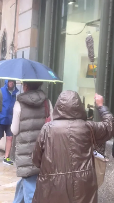 I Think She Forgot Something, Mallorca, Spain - 12 Nov 2024 Stock Footage 296558126