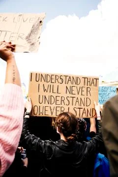 "I understand that I will never understand, however I stand" Stock Photos