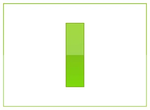 I vector font, made of dark and light green colors. For letter logo, brand la Illustrazione stock