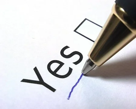 I vote Yes! Stock Footage 136103