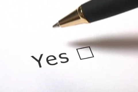 I vote Yes! Stock Footage 524021