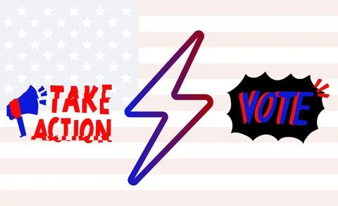 I voted to live better Stock Illustration