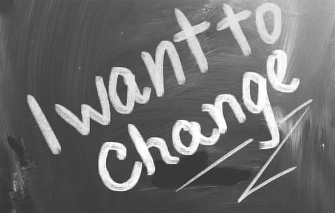 I want to change concept Illustrazione stock