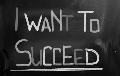 I Want To Succeed Concept Stock Illustration