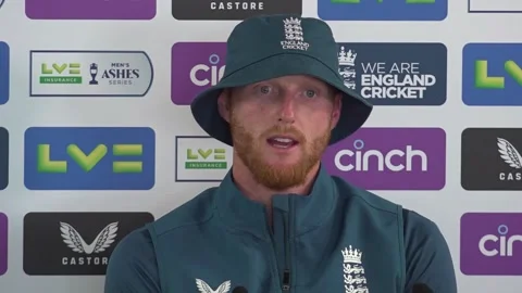 I was a bit nervous – Ben Stokes endured anxious wait as England sealed Test wi Video stock 245648497
