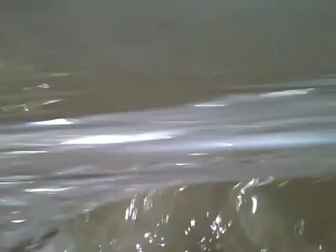 I was filming the beach, a devastating wave came and hit my camera Stock Footage 161759419