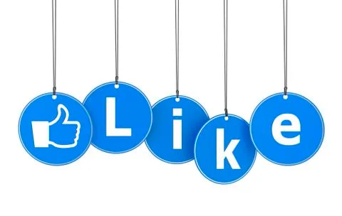 I like web and social network concept Stock Illustration