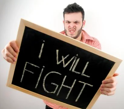 I will fight Stock Photos