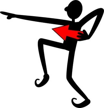 I Will Go That Way Stock-Illustration