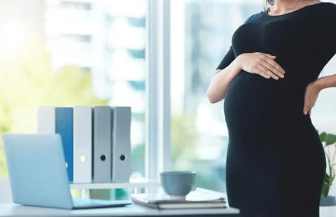 I will have to make many changes to my life now. Closeup shot of a pregnant Stock Photos