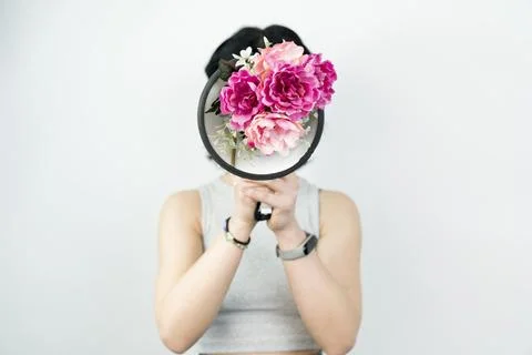 I will not be silenced. Studio shot of a young woman using a megaphone a Stock Photos